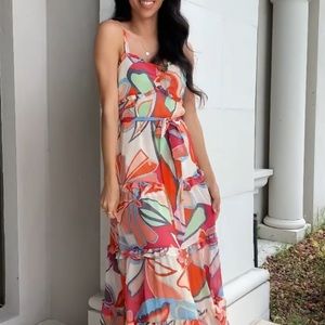 ALEXIS x TARGET Floral Ruffle Dress